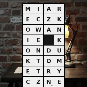 Hasło krzyżówkowe chemiczna technika miareczkowa polegająca na pomiarze zmian przewodnictwa elektrycznego analizowanego roztworu w trakcie stopniowego dodawania do niego odczynnika miareczkującego - miareczkowanie konduktometryczne – rozwiązanie, synonimy, podpowiedzi i definicje krzyżówkowe